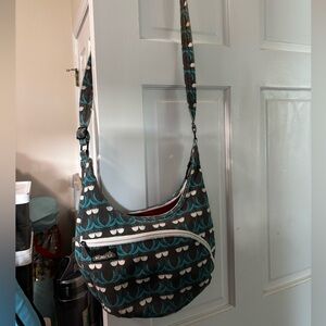 Kavu Limited Edition Sydney Satchel Crossbody Multicolor Boho Adjustable Strap